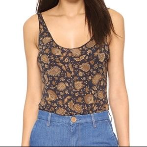 🌻Free People Paisley Body Suit🌻